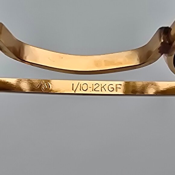 American Optical AO HGU-4/P 1/10 12K Gold Green Lens Military Aviator Sunglasses - Picture 8 of 16